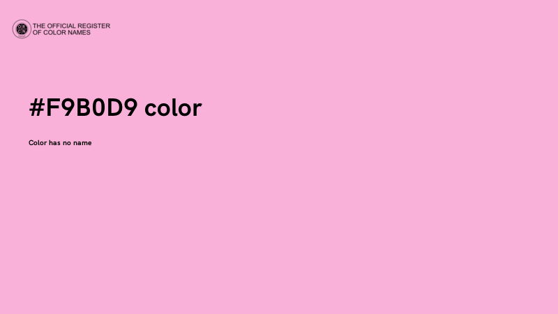 #F9B0D9 color image