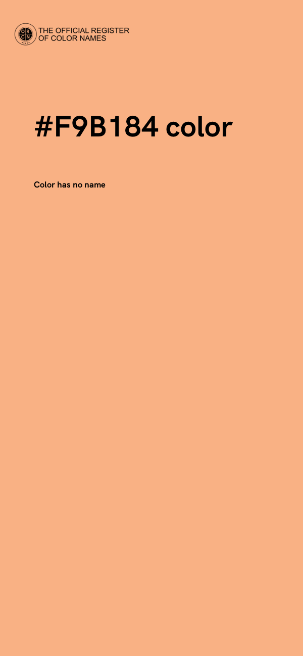 #F9B184 color image