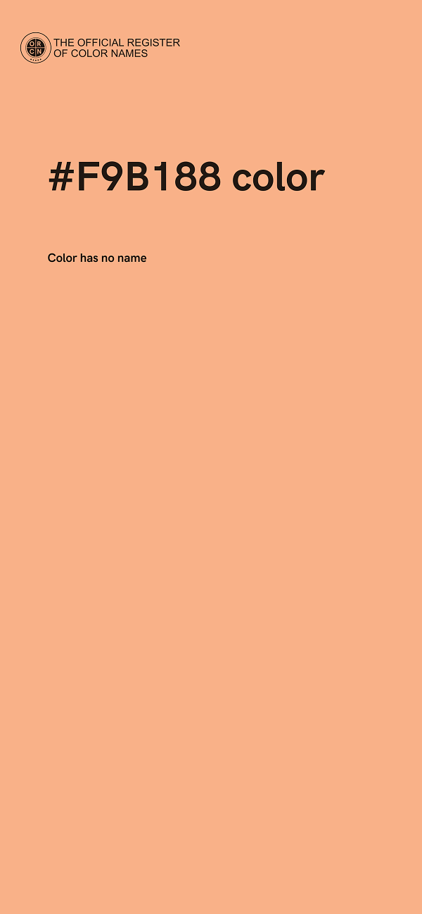 #F9B188 color image