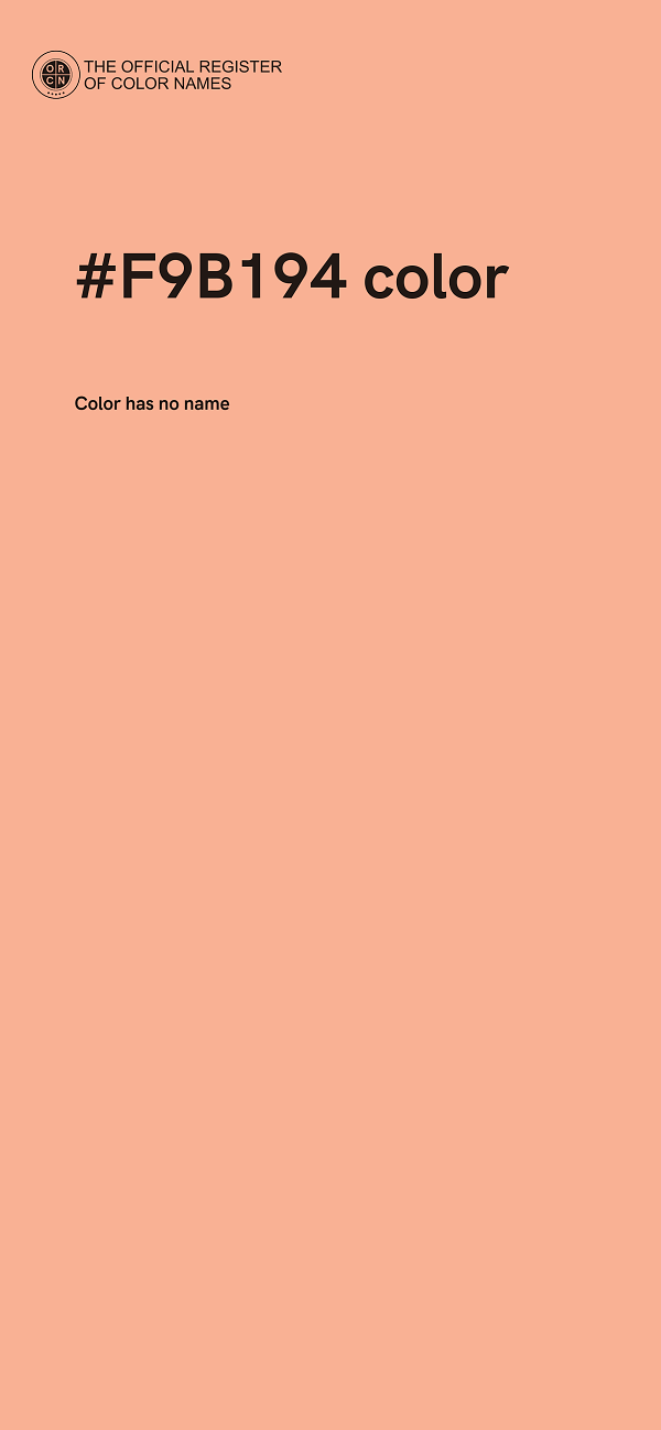 #F9B194 color image