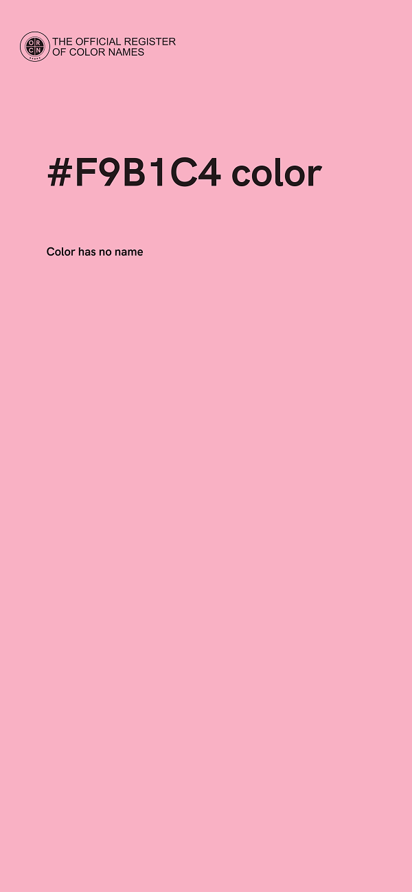 #F9B1C4 color image