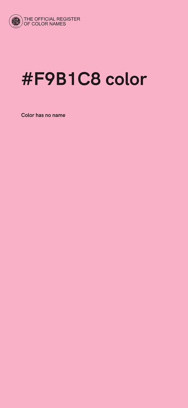 #F9B1C8 color image