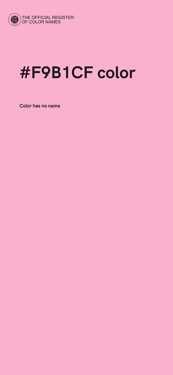 #F9B1CF color image