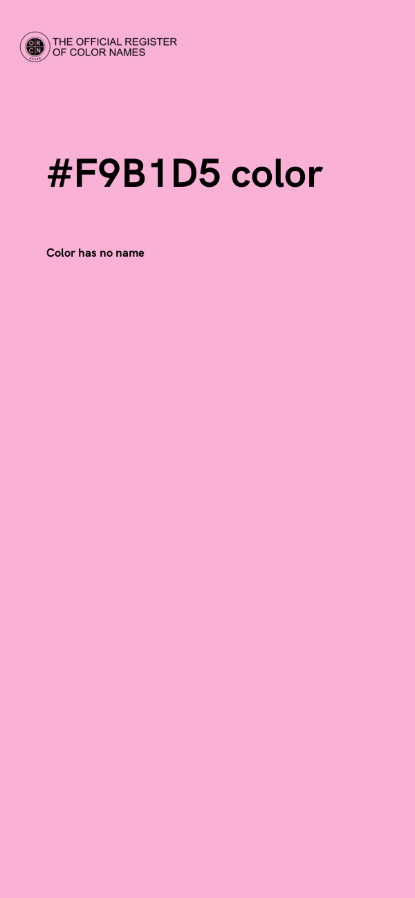 #F9B1D5 color image
