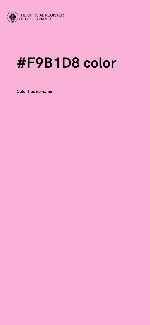 #F9B1D8 color image