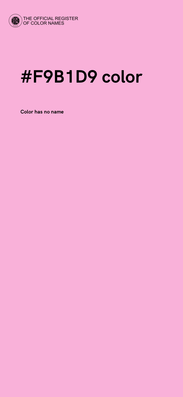 #F9B1D9 color image