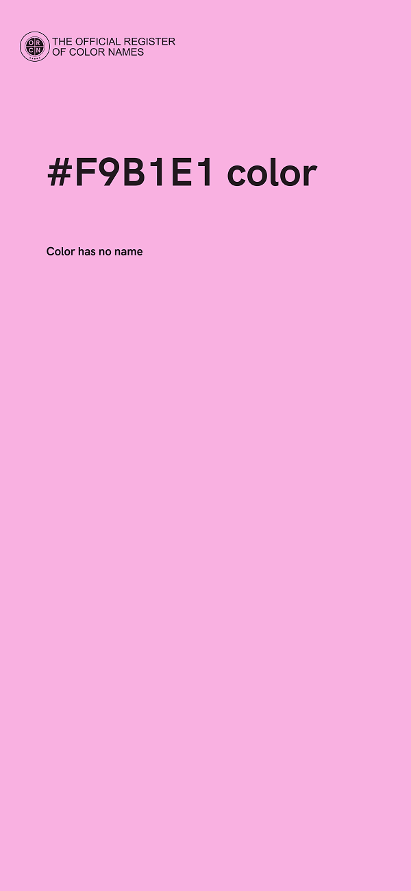 #F9B1E1 color image