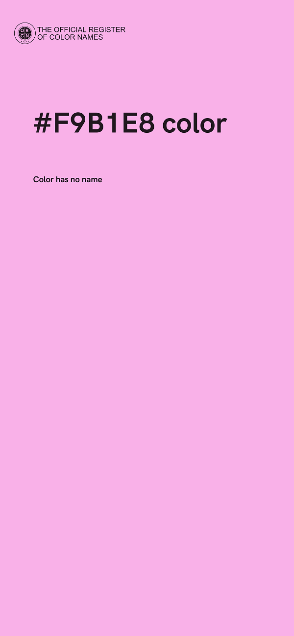 #F9B1E8 color image
