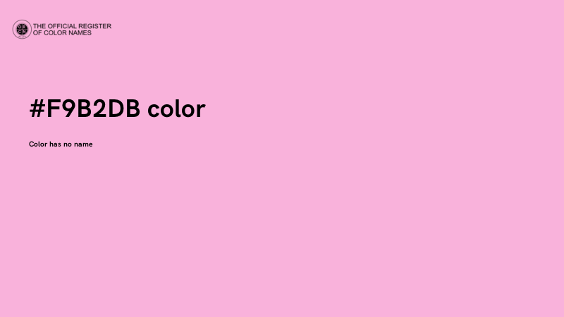 #F9B2DB color image