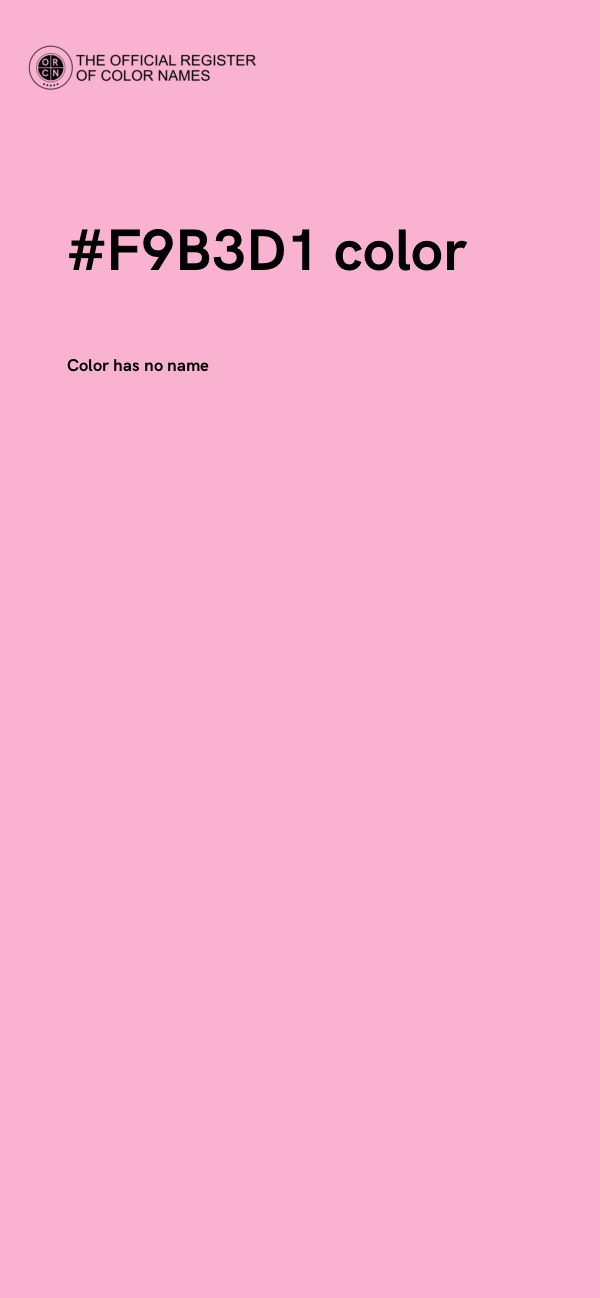 #F9B3D1 color image