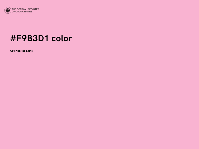 #F9B3D1 color image