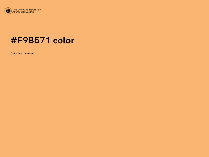 #F9B571 color image