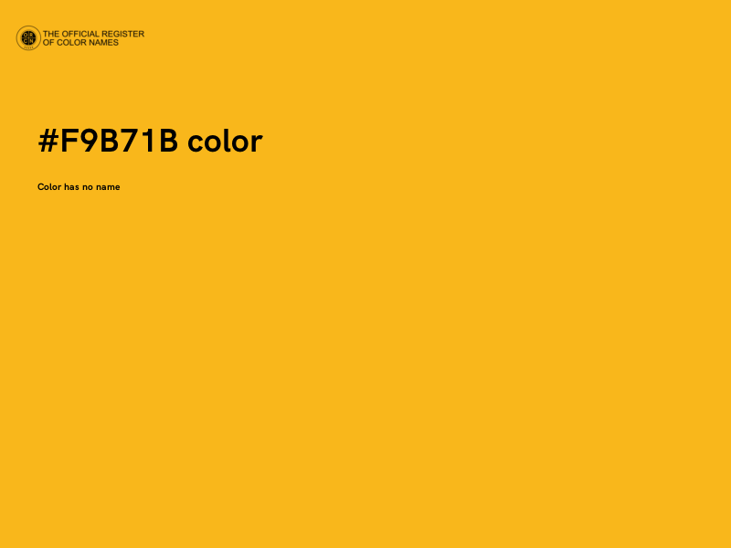 #F9B71B color image