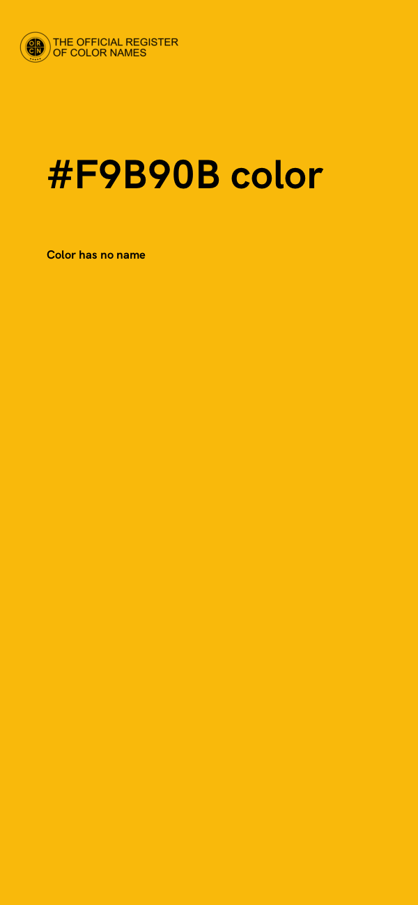 #F9B90B color image