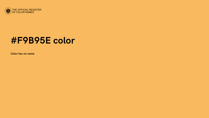 #F9B95E color image