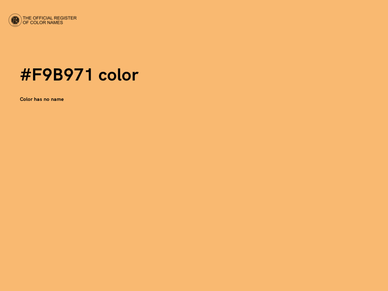#F9B971 color image