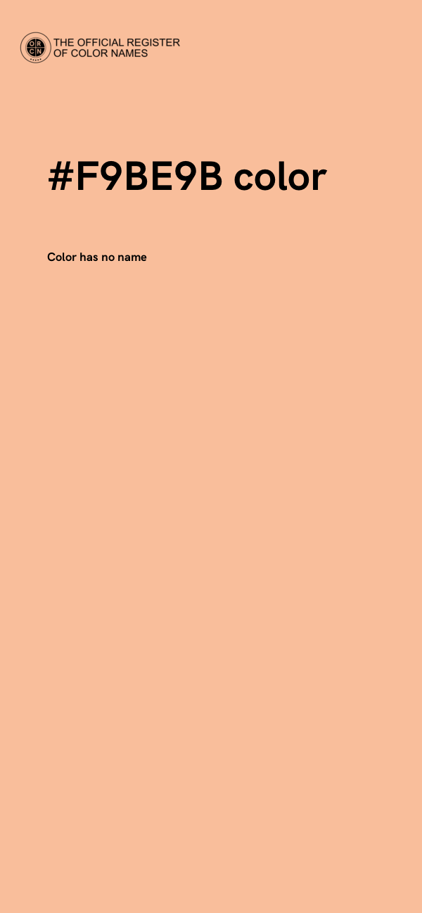 #F9BE9B color image