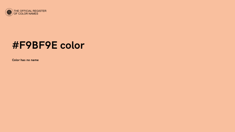 #F9BF9E color image