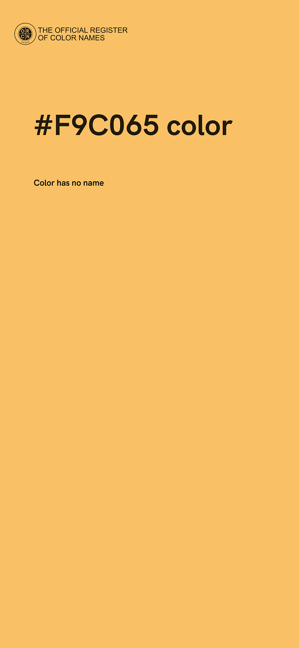 #F9C065 color image
