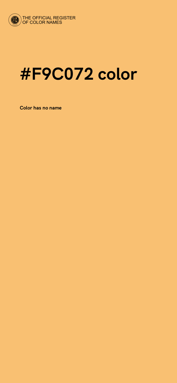 #F9C072 color image