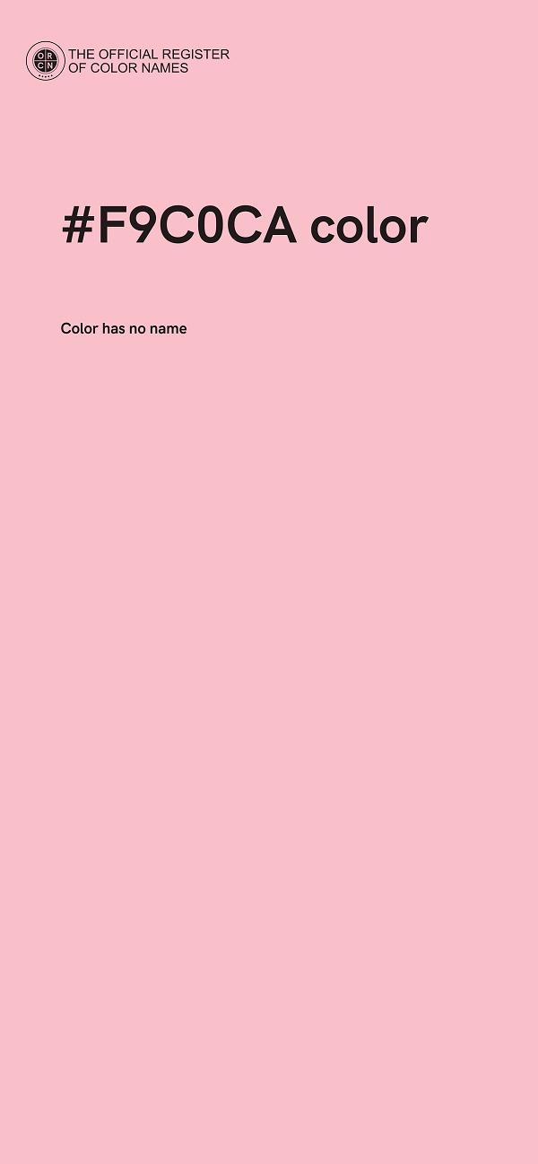 #F9C0CA color image