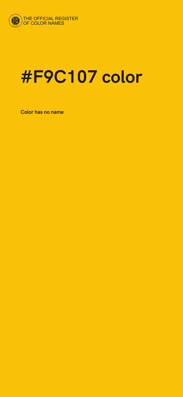 #F9C107 color image