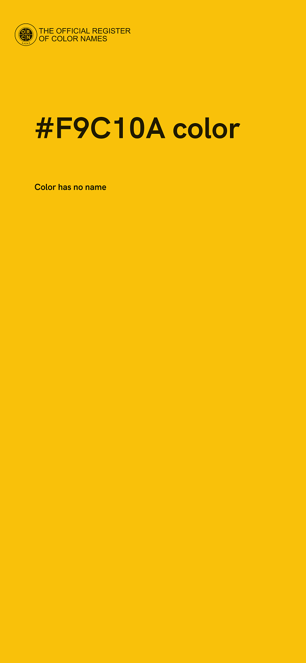 #F9C10A color image