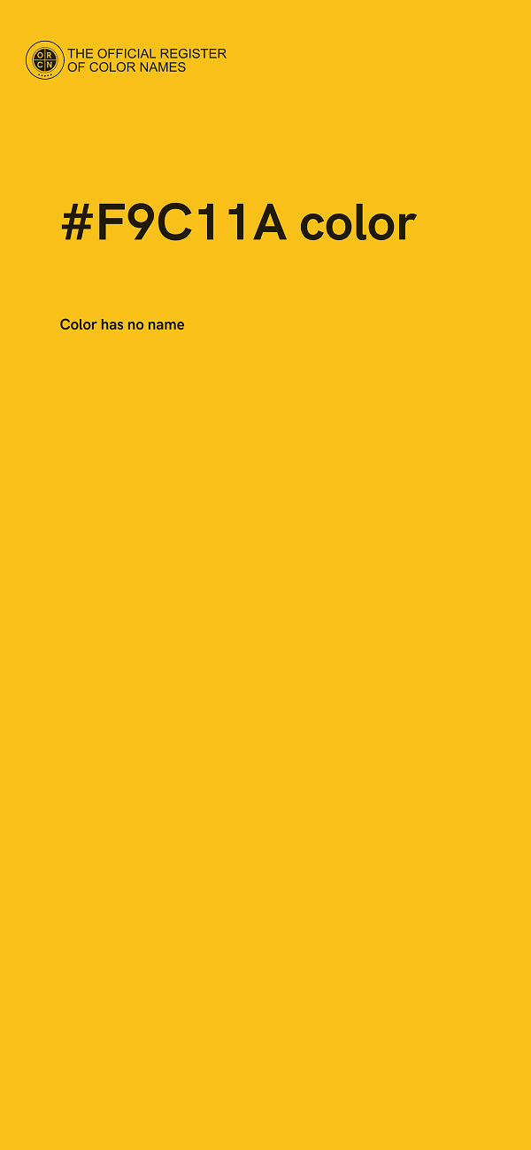 #F9C11A color image