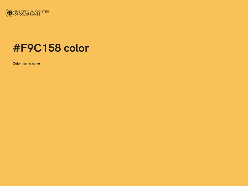 #F9C158 color image