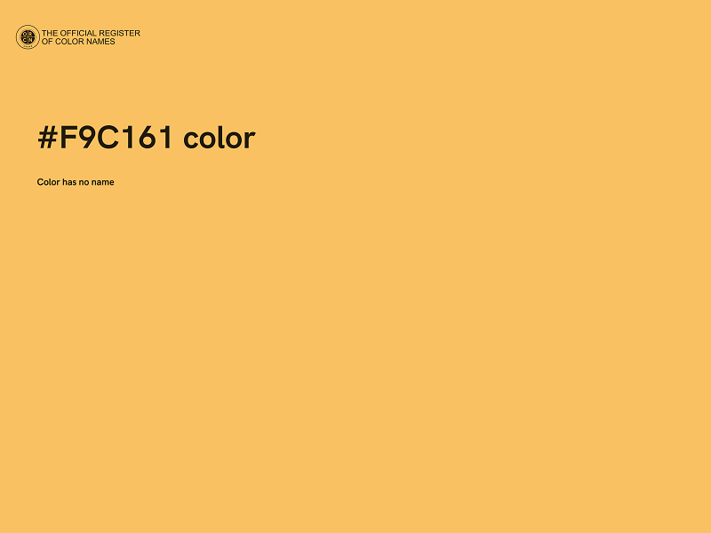 #F9C161 color image