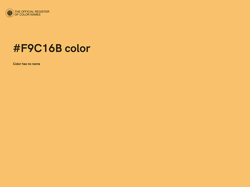 #F9C16B color image