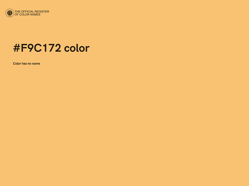 #F9C172 color image