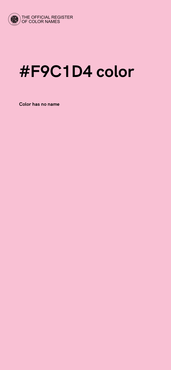 #F9C1D4 color image
