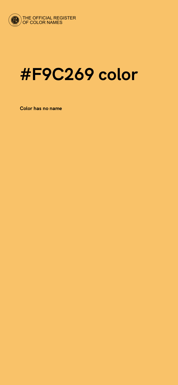 #F9C269 color image