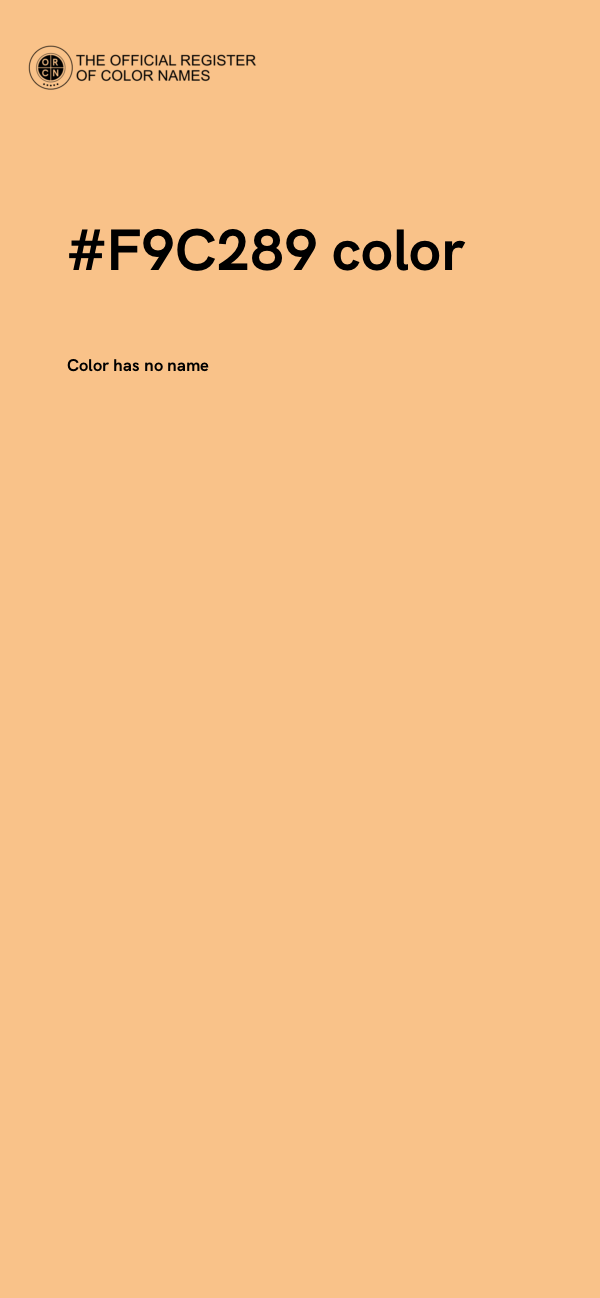 #F9C289 color image