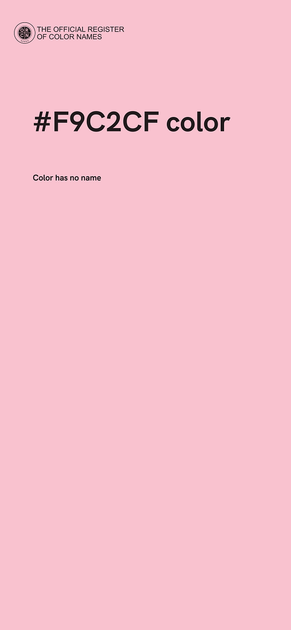 #F9C2CF color image