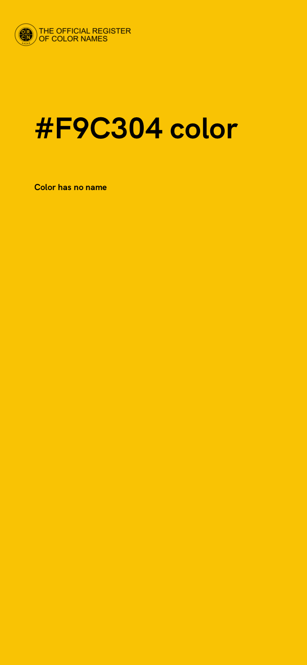 #F9C304 color image
