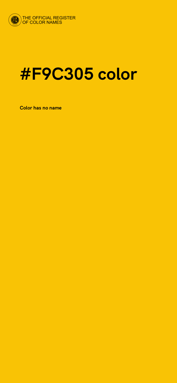 #F9C305 color image