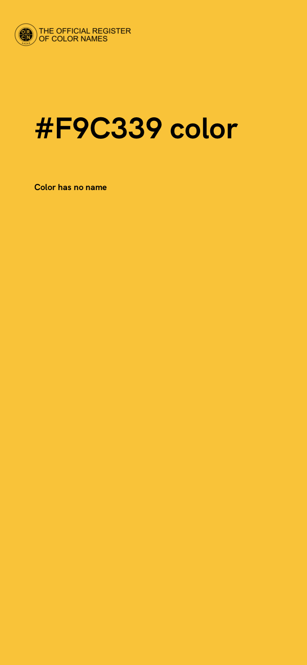 #F9C339 color image