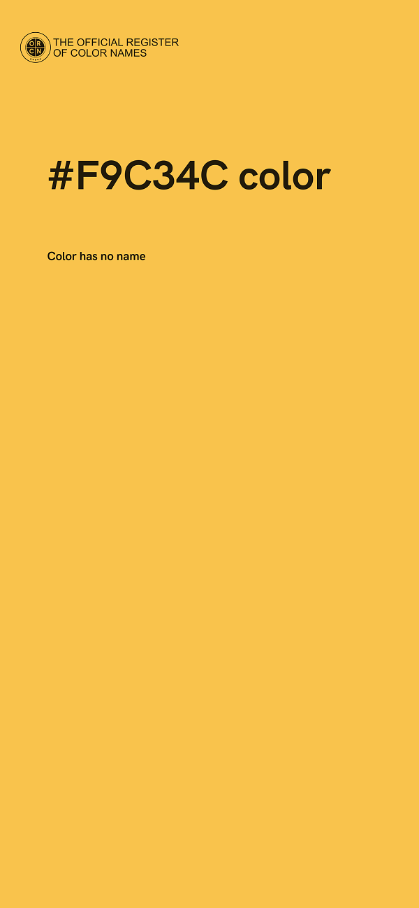 #F9C34C color image