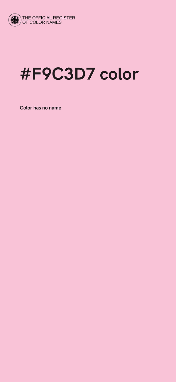 #F9C3D7 color image