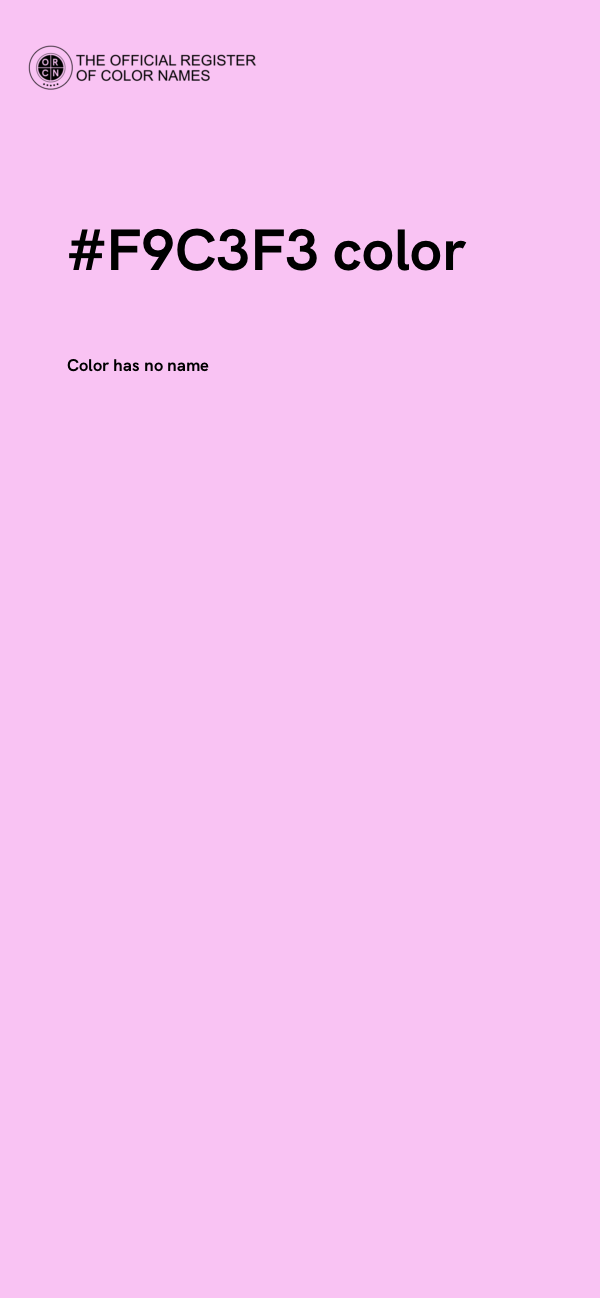 #F9C3F3 color image
