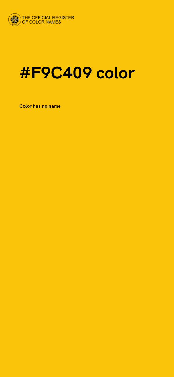 #F9C409 color image