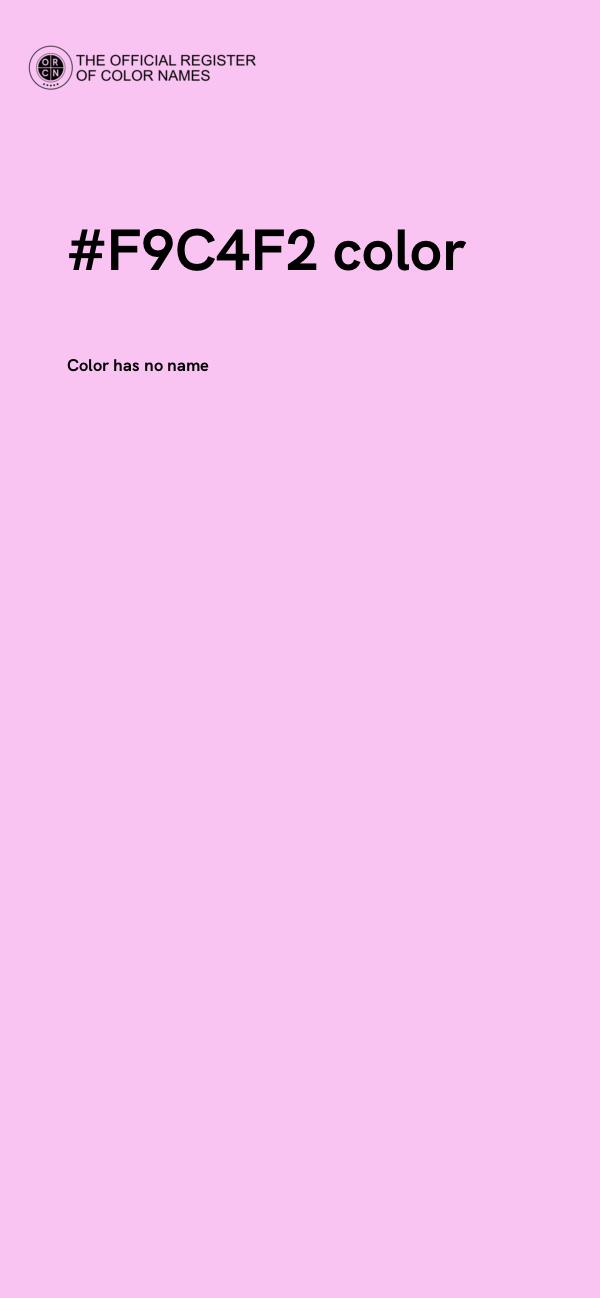 #F9C4F2 color image