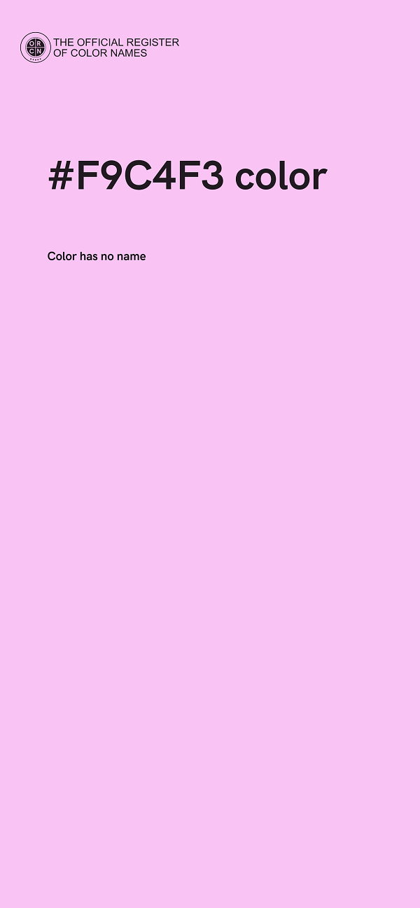 #F9C4F3 color image