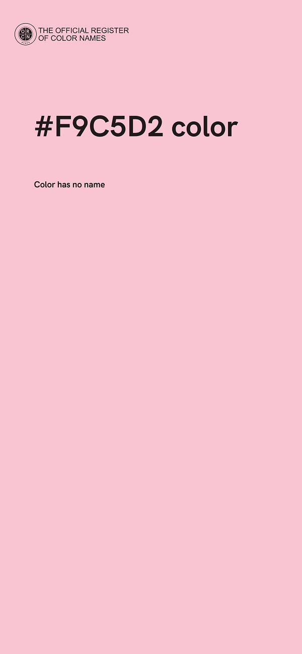 #F9C5D2 color image