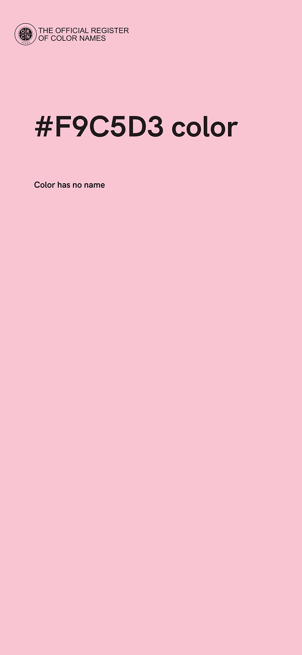 #F9C5D3 color image