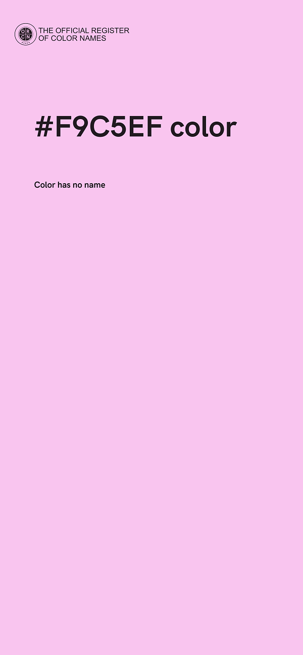 #F9C5EF color image