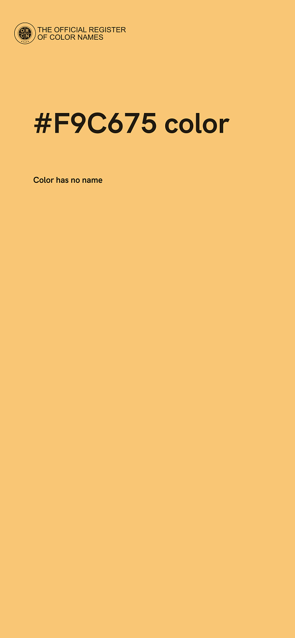 #F9C675 color image