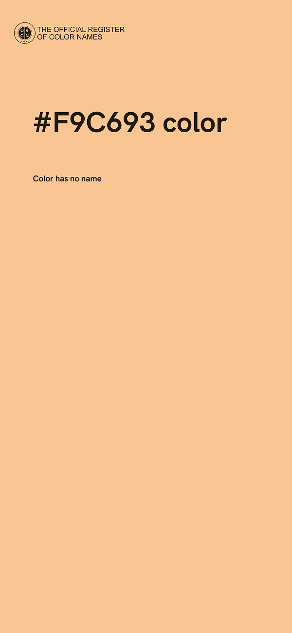 #F9C693 color image